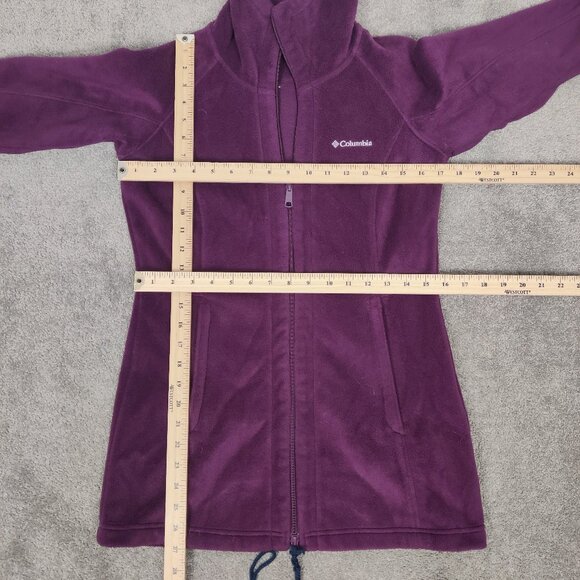 Columbia Women's Fleece Windbreaker Jacket Sweatshirt Size XS Spring Fall - Picture 6 of 8